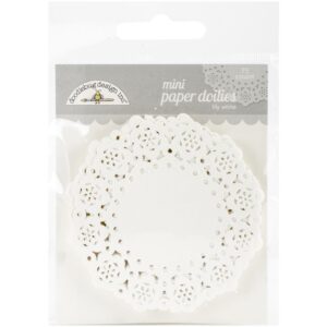 DOODLEBUG DOILIES MINI LILY WHITE