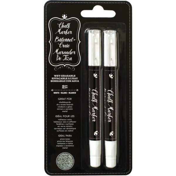 AMERICAN CRAFTS WHITE CHALK MARKER SET