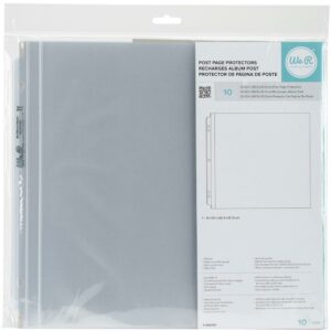 WE R MEMORY KEEPERS POST SLEEVE REFILLS 12X12 10PK