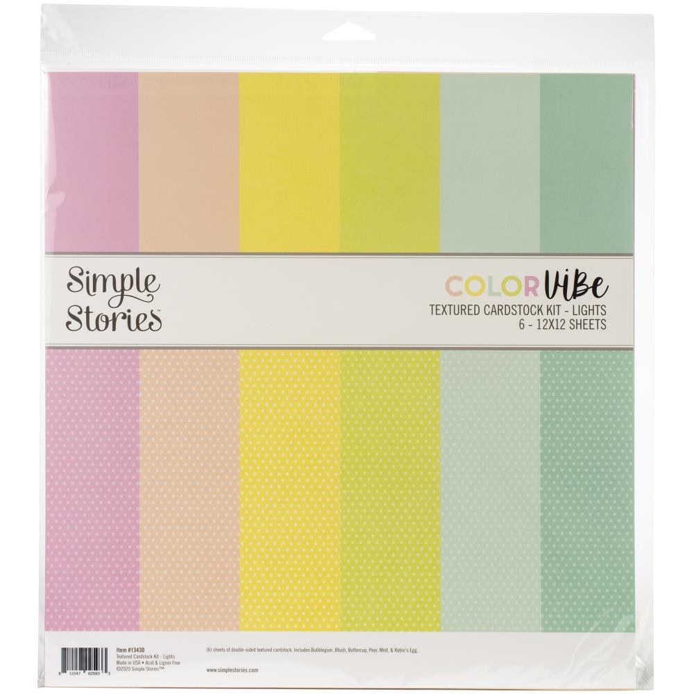 SIMPLE STORIES COLOR VIBE 12X12 COLLECTION LIGHTS