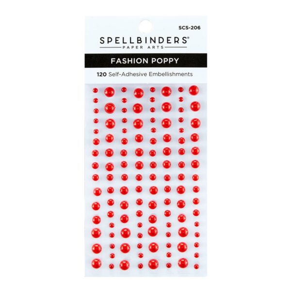 SPELLBINDERS PEARLS FASHION POPPY