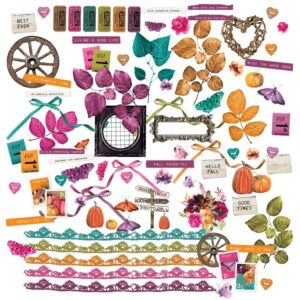 49 & MARKET ART OPTIONS SPICE SPICE WILDFLOWER LASER CUT ELEMENTS