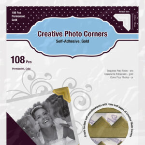 Scrapbook Adhesives Classic Paper Corners Gold 108