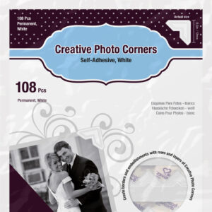 Scrapbook Adhesives Classic Paper Corners White 126