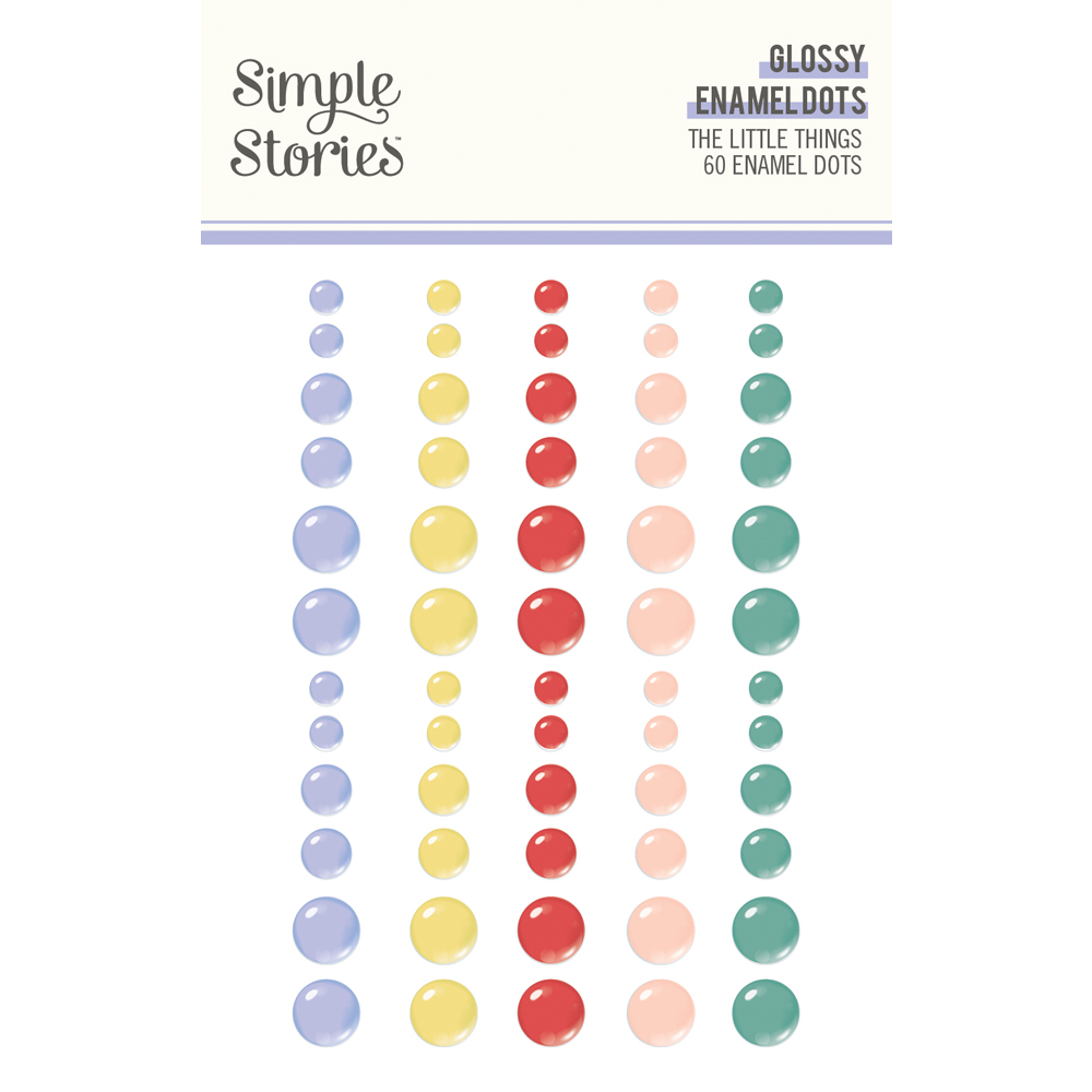 Simple Stories the Little Things Glossy Enamel Dots