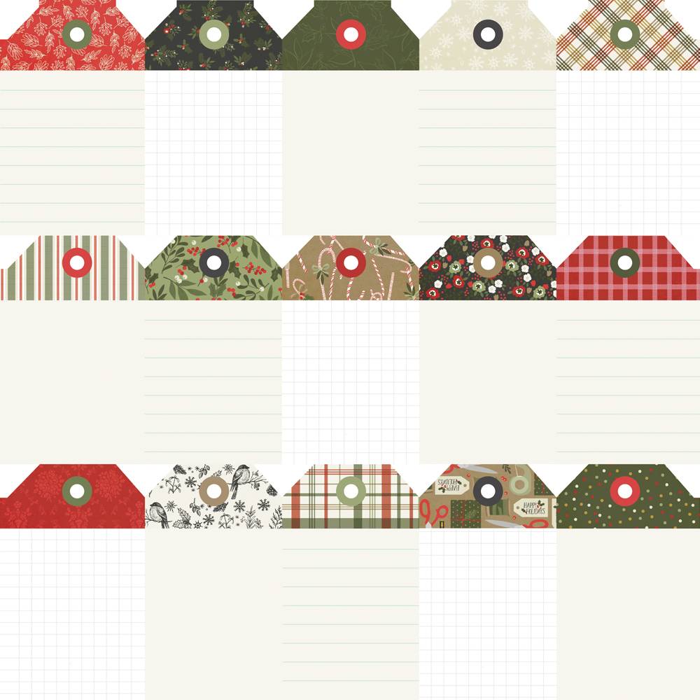 Simple Stories the Holiday Life 12X 12 Life Tags Elements