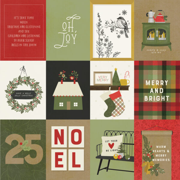 Simple Stories the Holiday Life 12X 12 3X4 Elements