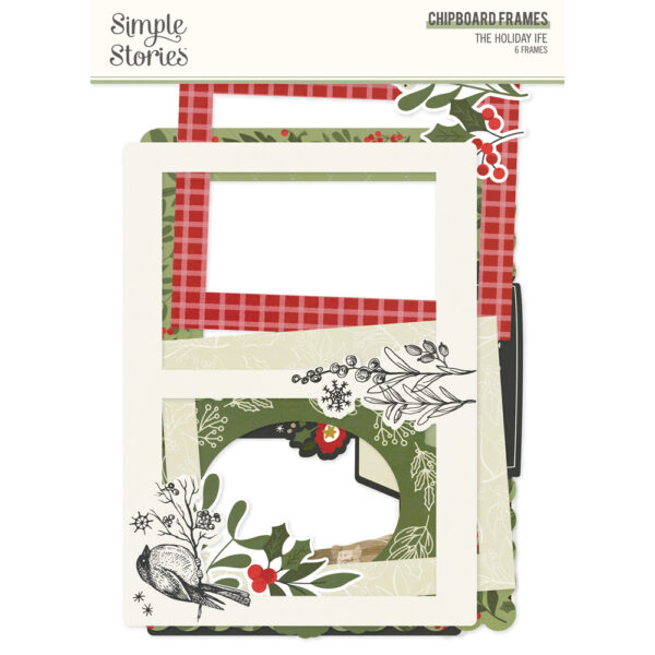 Simple Stories the Holiday Life Chipboard Frames