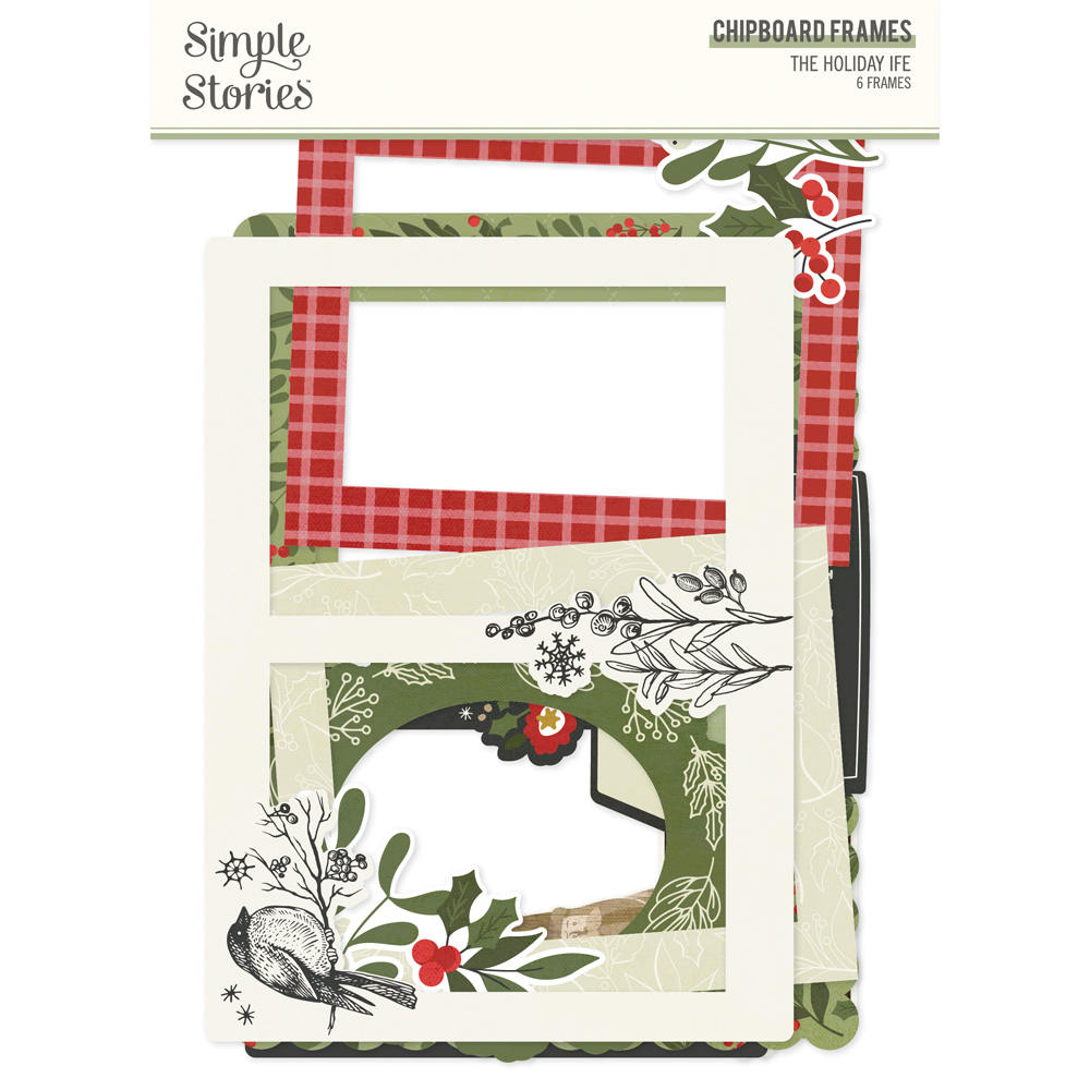 Simple Stories the Holiday Life Chipboard Frames