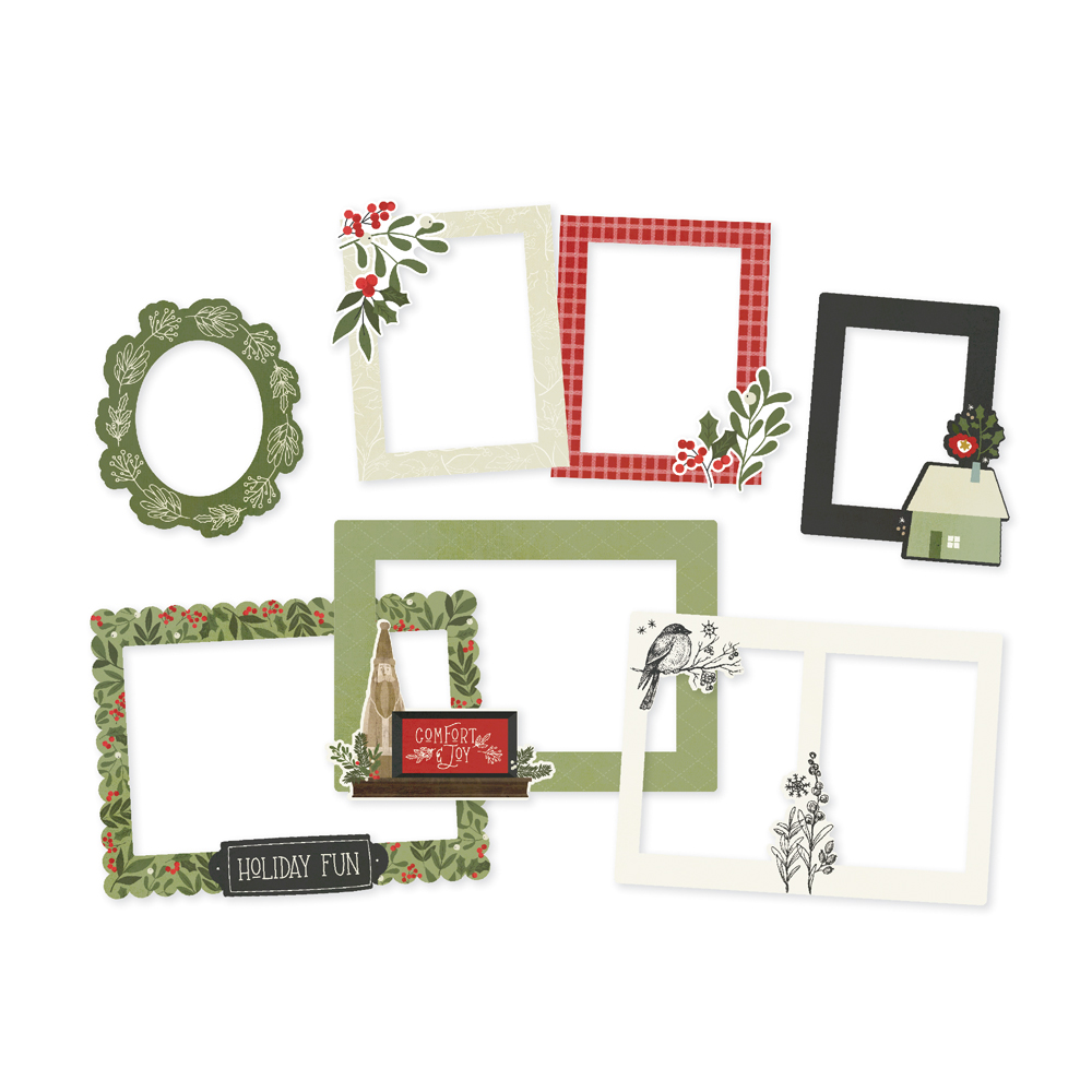 Simple Stories the Holiday Life Chipboard Frames