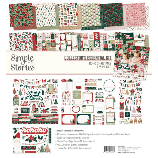 Simple Stories Boho Christmas Collector's Esimple Storiesential Kit