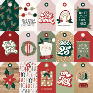 Simple Stories Boho Christmas 12X12 Tag Elements