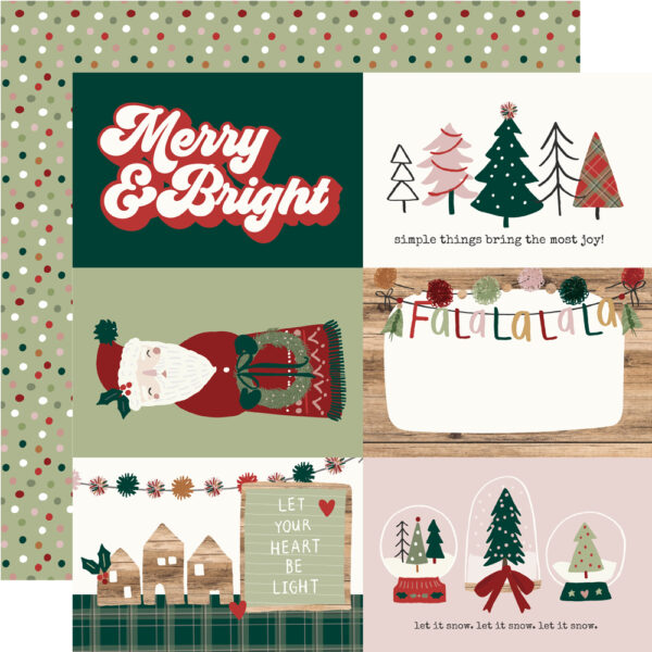 Simple Stories Boho Christmas 12X12 4X6 Elements