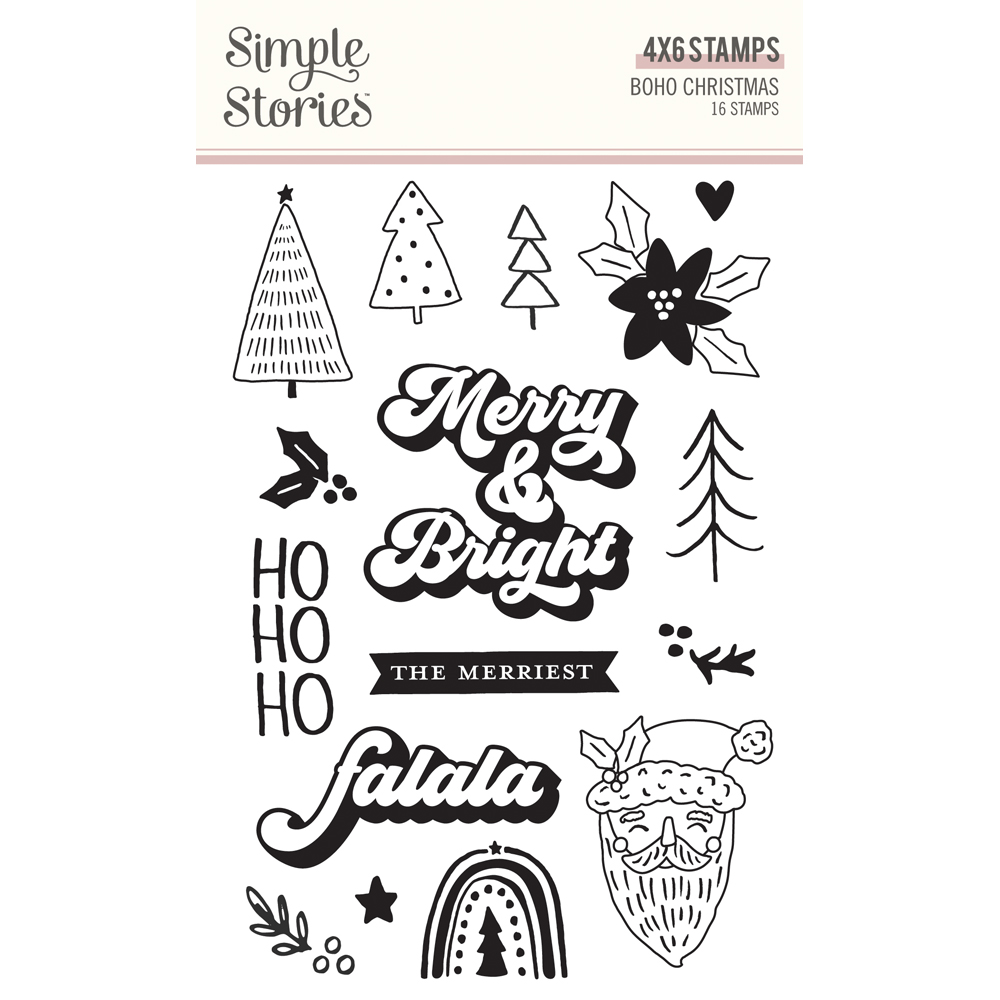 Simple Stories Boho Christmas Stamps