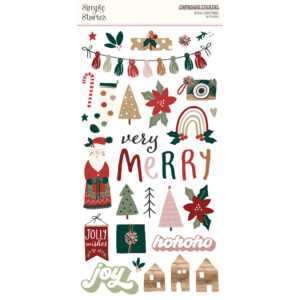 Simple Stories Boho Christmas 6X12 Chipboard