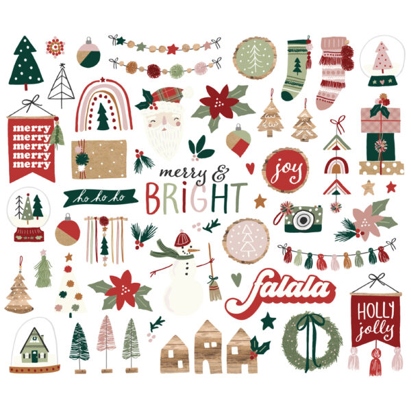 Simple Stories Boho Christmas Bits & Pieces