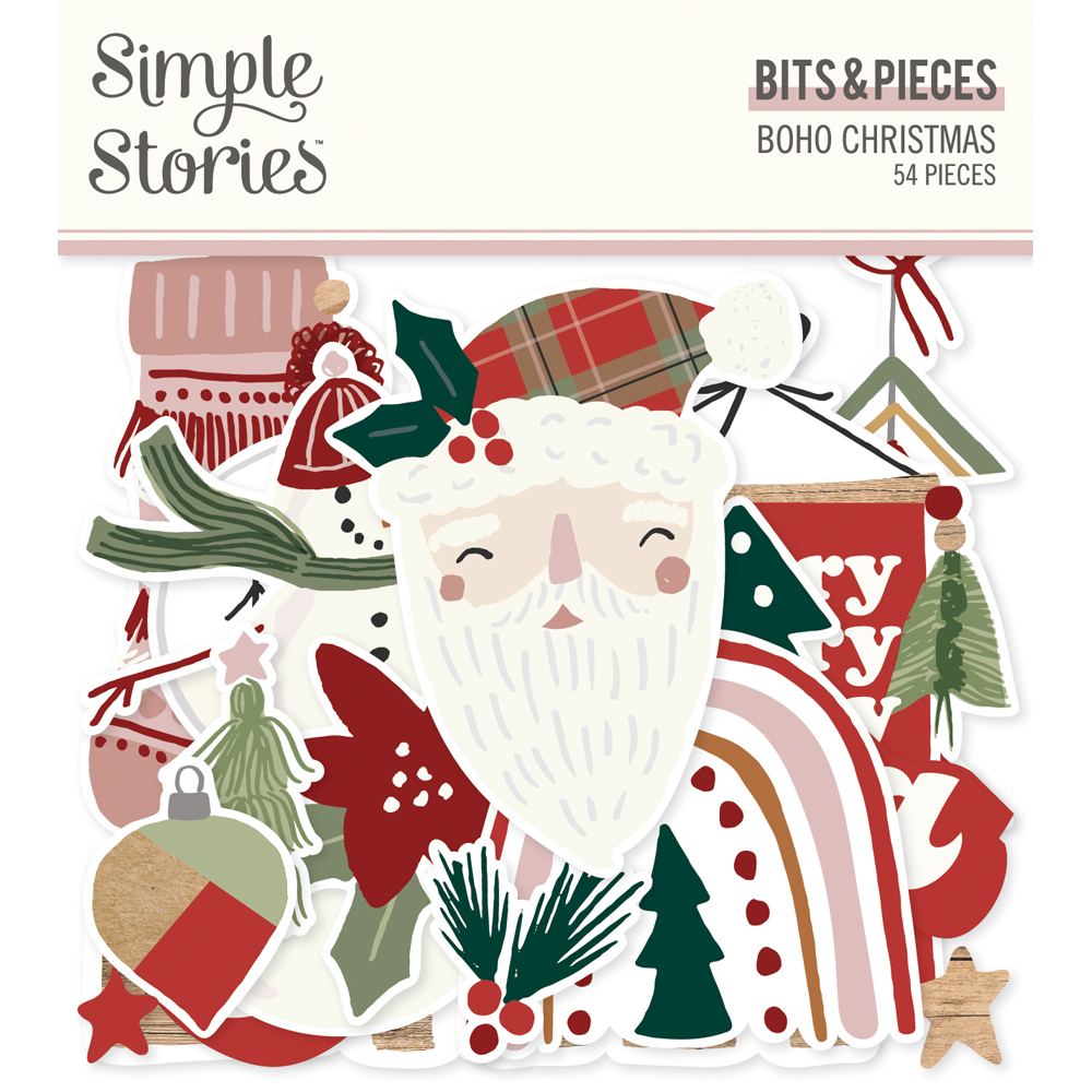 Simple Stories Boho Christmas Bits & Pieces