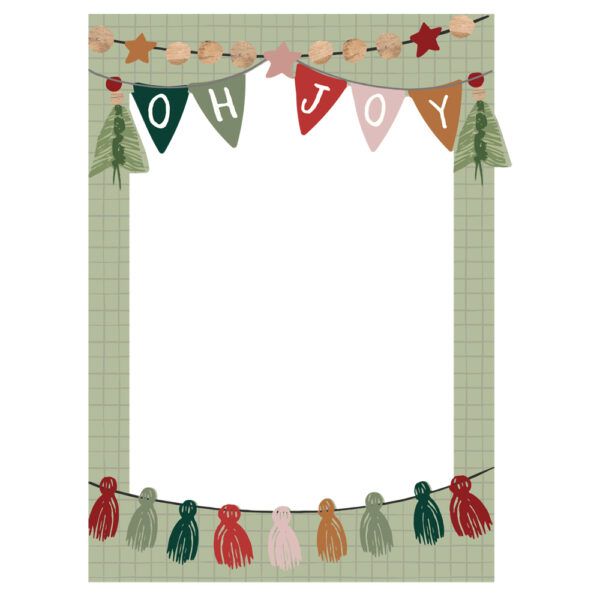 Simple Stories Boho Christmas Chipboard Frames