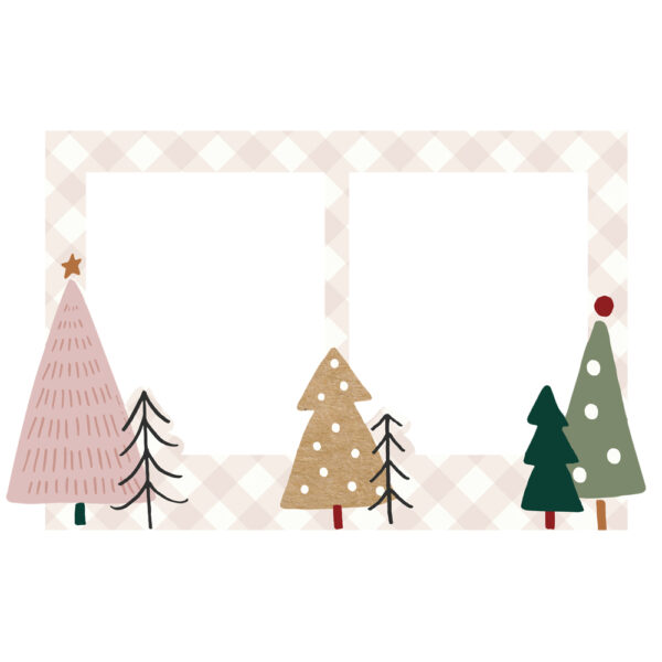 Simple Stories Boho Christmas Chipboard Frames