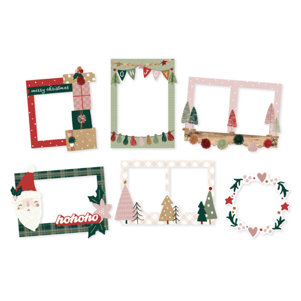 Simple Stories Boho Christmas Chipboard Frames