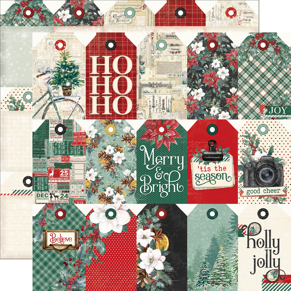 Simple Stories SV 'Tis the Season 12X12 Tag Elements