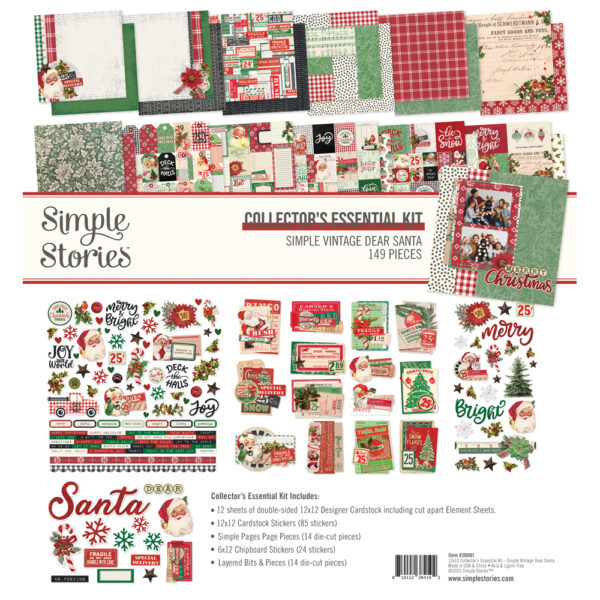 Simple Stories SV Dear Santa Collector's Esimple Storiesential Kit