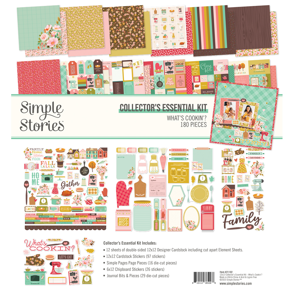 Simple Stories What’s Cookin’ ? Collector’s Esimple Storiesential Kit