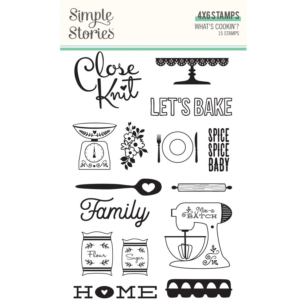 Simple Stories What’s Cookin’ ? Stamps