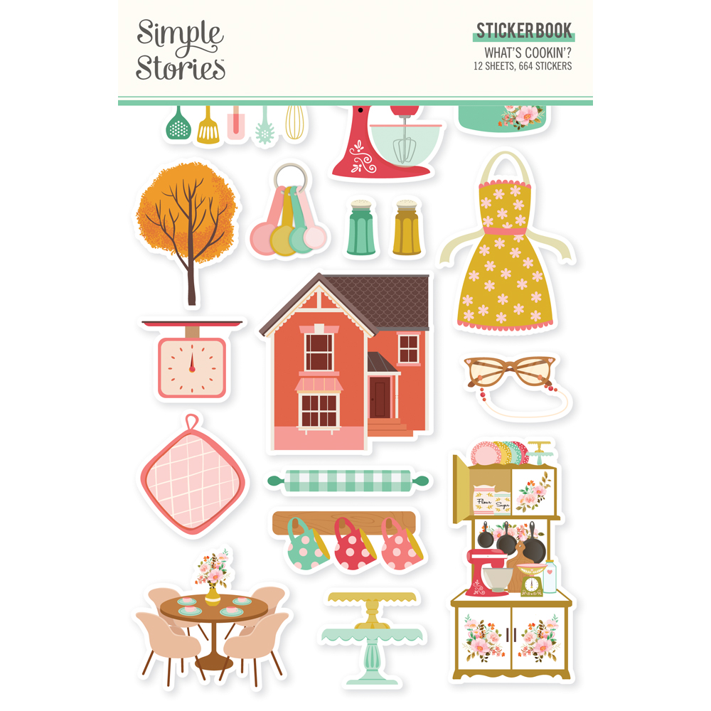 Simple Stories What’s Cookin’ ? Sticker Book