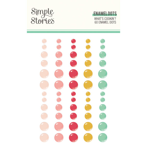 Simple Stories What's Cookin' ? Enamel Dots