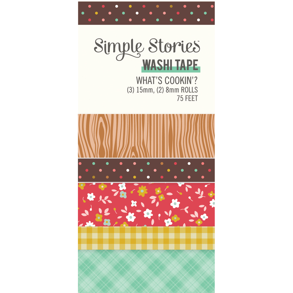 Simple Stories What’s Cookin’ ? Washi Tape