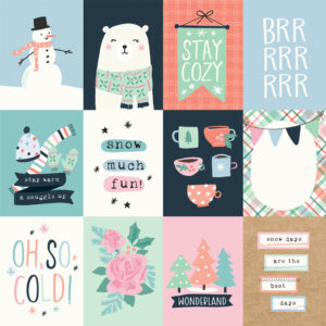 Simple Stories Winter Wonder 12X12 3X4 Elements