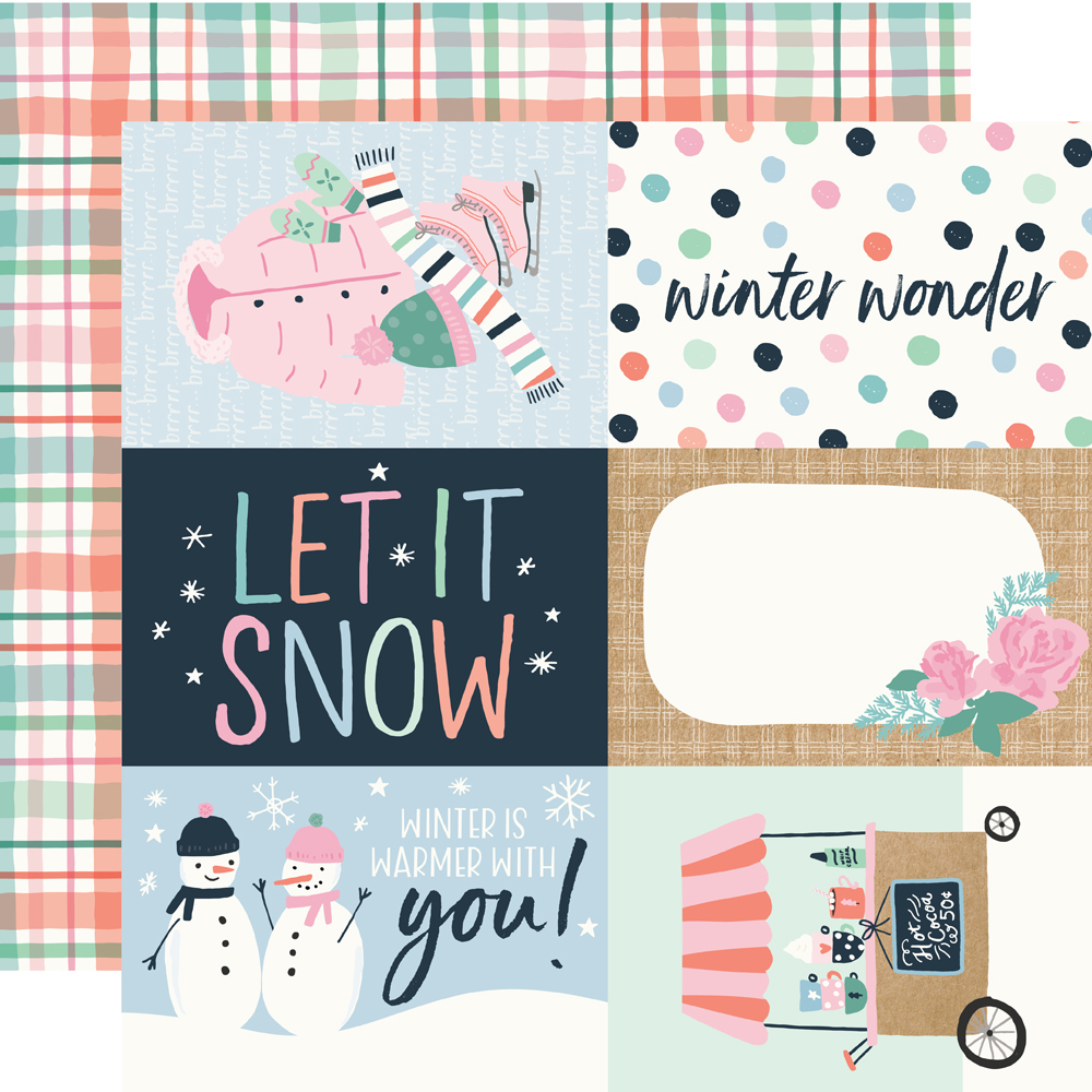 Simple Stories Winter Wonder 12X12 4X6 Elements