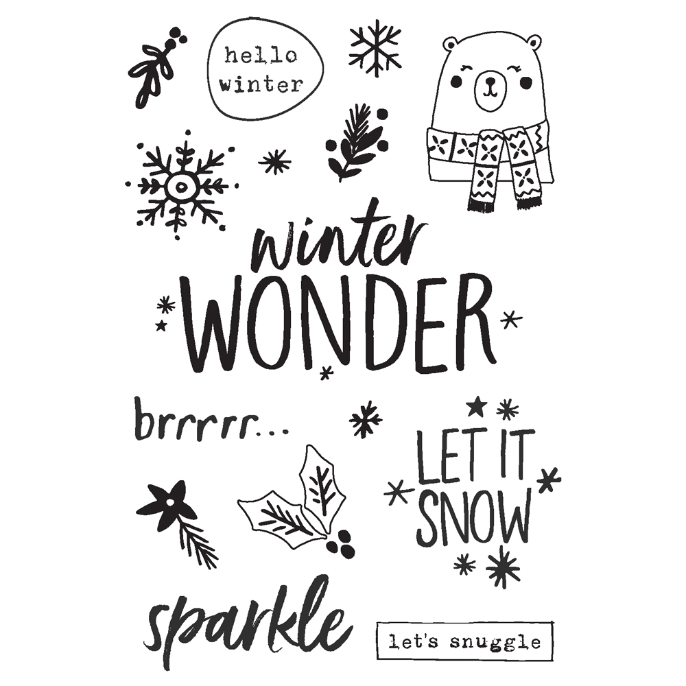 Simple Stories Winter Wonder Stamps