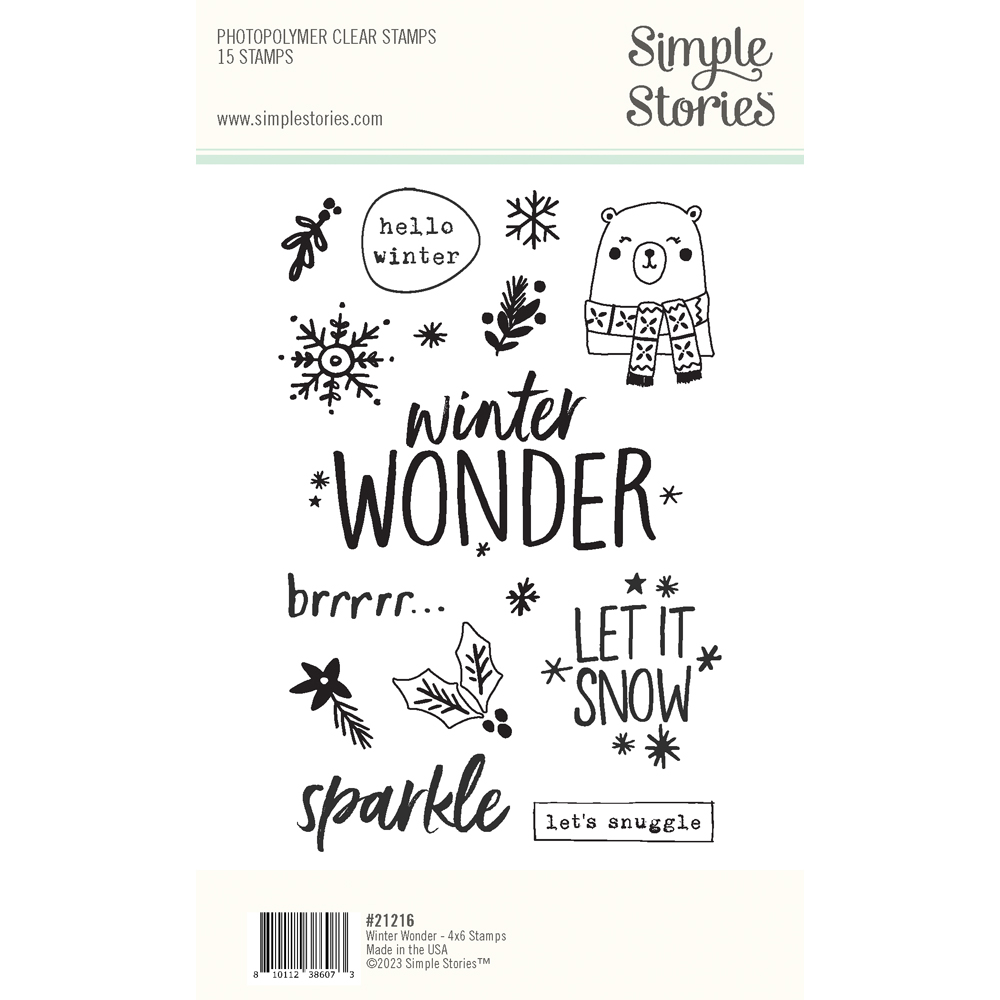 Simple Stories Winter Wonder Stamps