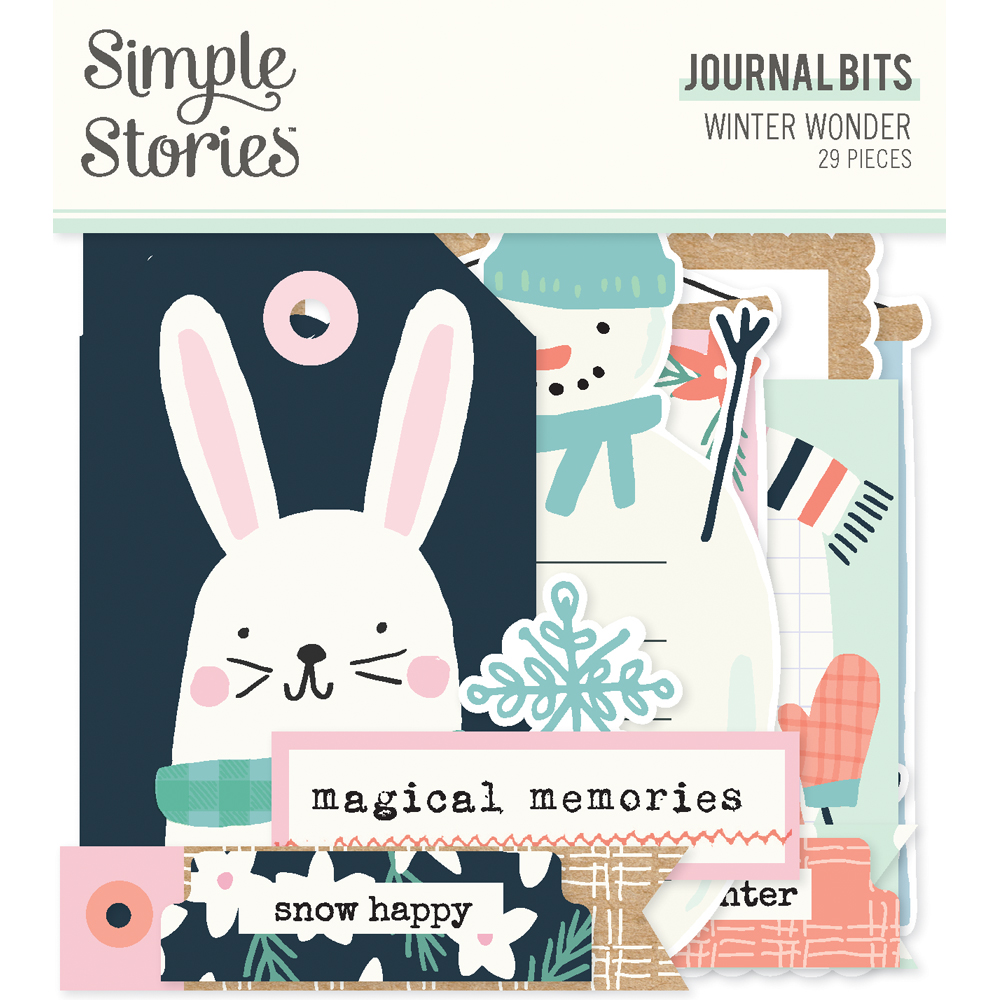 Simple Stories Winter Wonder Journal Bits & Pieces