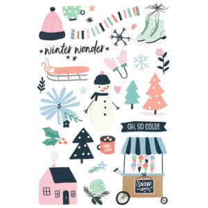 Simple Stories Winter Wonder Sticker Book