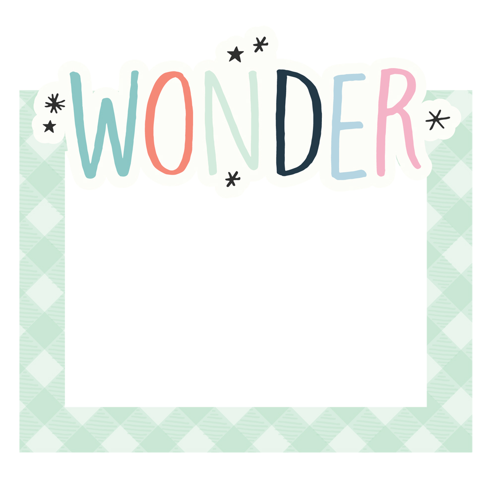 Simple Stories Winter Wonder Chipboard Frames