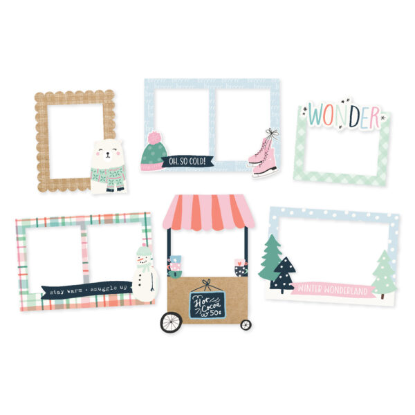 Simple Stories Winter Wonder Chipboard Frames