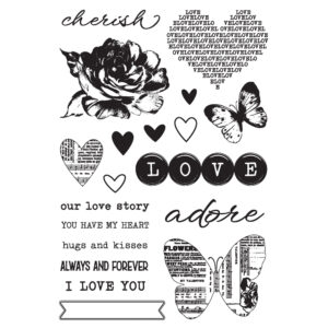 Simple Stories Simple Vintage Love Story Stamps