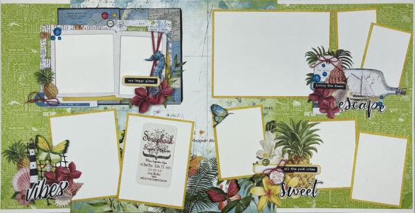 49 & Market Vintage Artistry Sunburst Quad Layout Kit