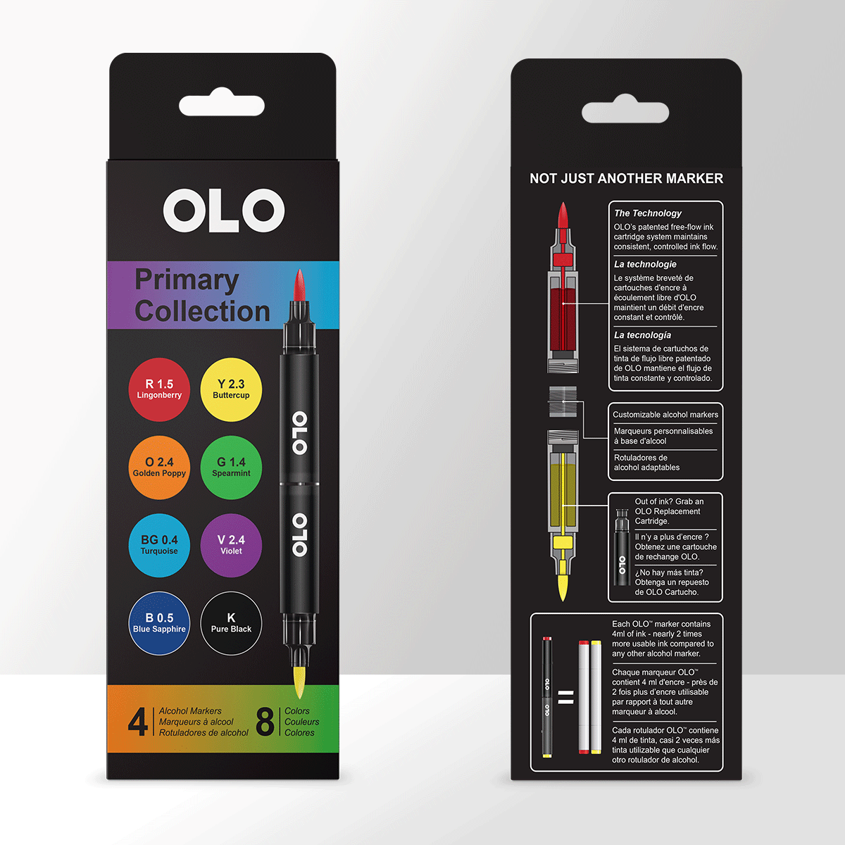 Olo 4 Piece Set Primary