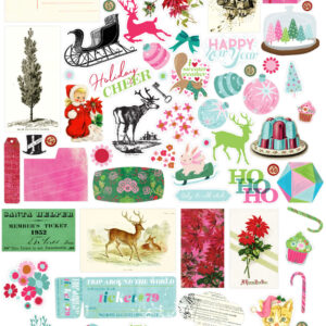 Fancy Pants Fruitcake & Tinsel Ephemera 1