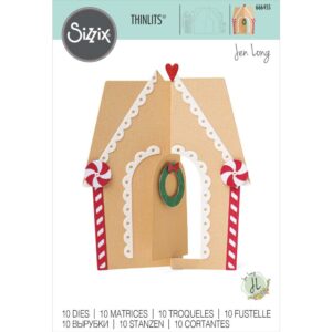 Sizzix Thinlit Die Gingerbread House Card Base