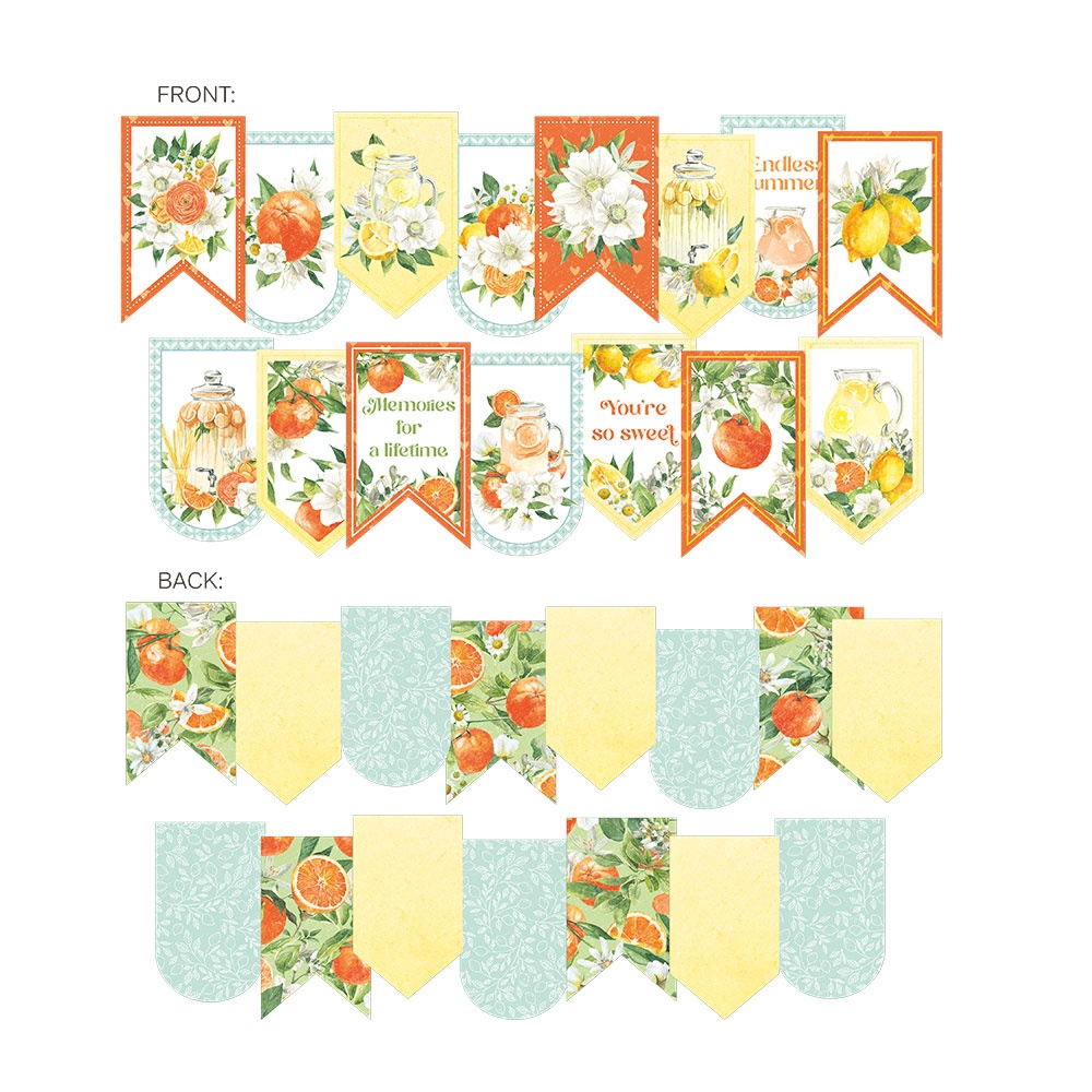 P13 Fresh Lemonade Die Cut Garland