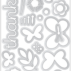 Doodlebug Butterfly Wishes Doodle Cut