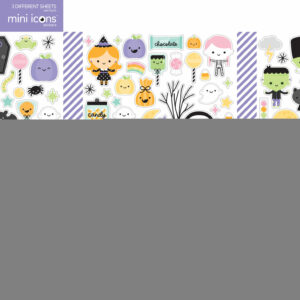 Doodlebug Sweet & Spooky Mini Icons Sticker