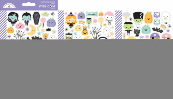 Doodlebug Sweet & Spooky Mini Icons Sticker