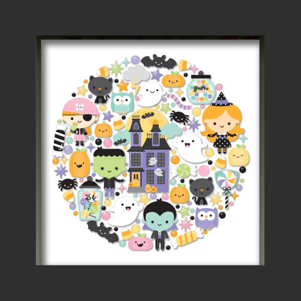 Doodlebug Sweet & Spooky Shadow Box Kit