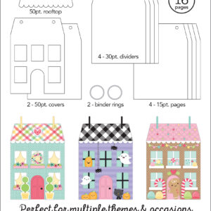 Doodlebug Sweet & Spooky Home Sweet Home Chipboard Album